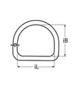 PIIPPO D-RENGAS A4 5x30MM - Kaideköydet ja kannakkeet - 6408586852640 - 2