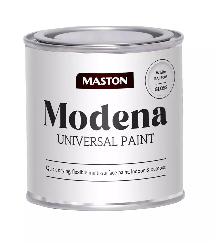 MASTON MAALI MODENA VALKOINEN 250ML - Kalustemaalit - 6412496042220 - 1