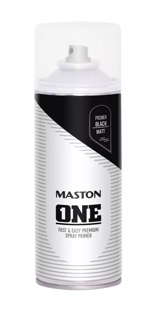 MASTON SPRAYMAALI ONE POHJAMAALI MUSTA - Spraymaalit - 6412490045920 - 1