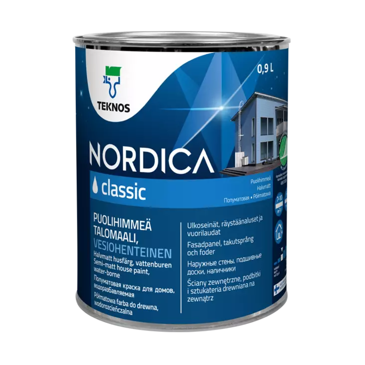 NORDICA CLASSIC PM1 0,9L TALOMAALI - Talomaalit - 6414621147480 - 1