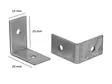 KULMAVAHVISTE 824 15X25X25MM ZN 10500540 - Hyllynkannattimet - 6414671050341 - 2