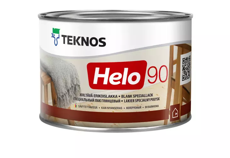 HELO 90 0,45L KIILTÄVÄ ERIKOISLAKKA - Lakat, vahat ja öljyt - 6414621031901 - 1
