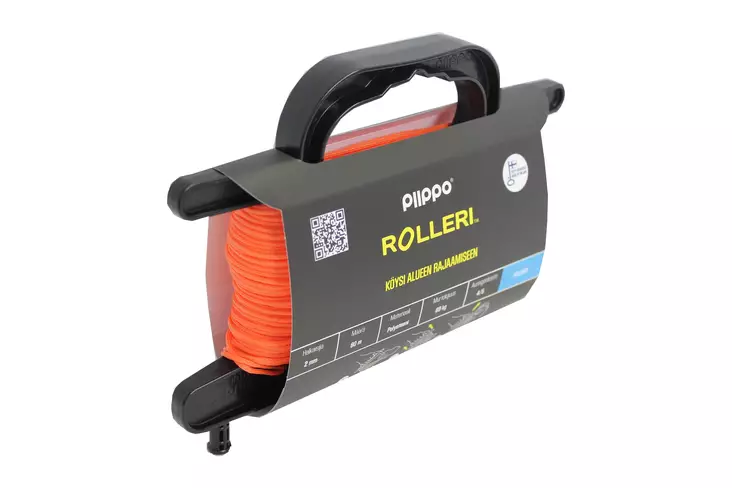 PIIPPO ROLLERI 2MM 80M ORANSSI - Narut ja köydet - 6408586580031 - 1
