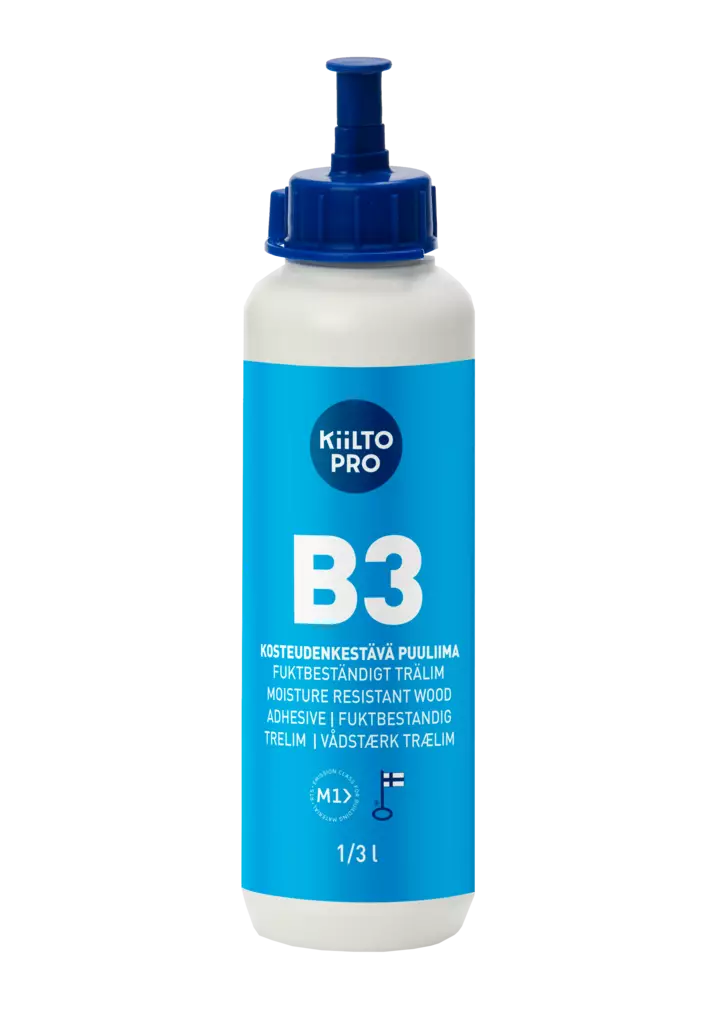 PUULIIMA B3 1/3L KOST.KEST. KIILTO XK10 - Puuliimat - 6411511031331 - 1