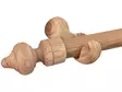 VERHOTANKO ISOÄIDIN 28MM 200 CM PV - Verhokiskot ja tarvikkeet - 6417012142002 - 1