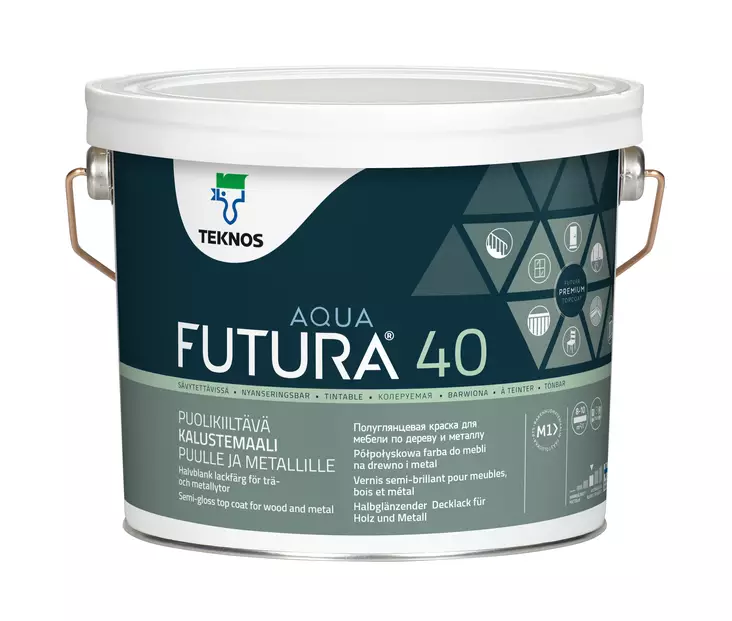 FUTURA AQUA 40 PM1 2,7L - Kalustemaalit - 6414621020202 - 1