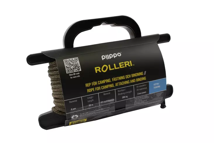 PIIPPO ROLLERI 6MM 30MM PP-MULTIFIL VIH - Narut ja köydet - 6408586580352 - 1