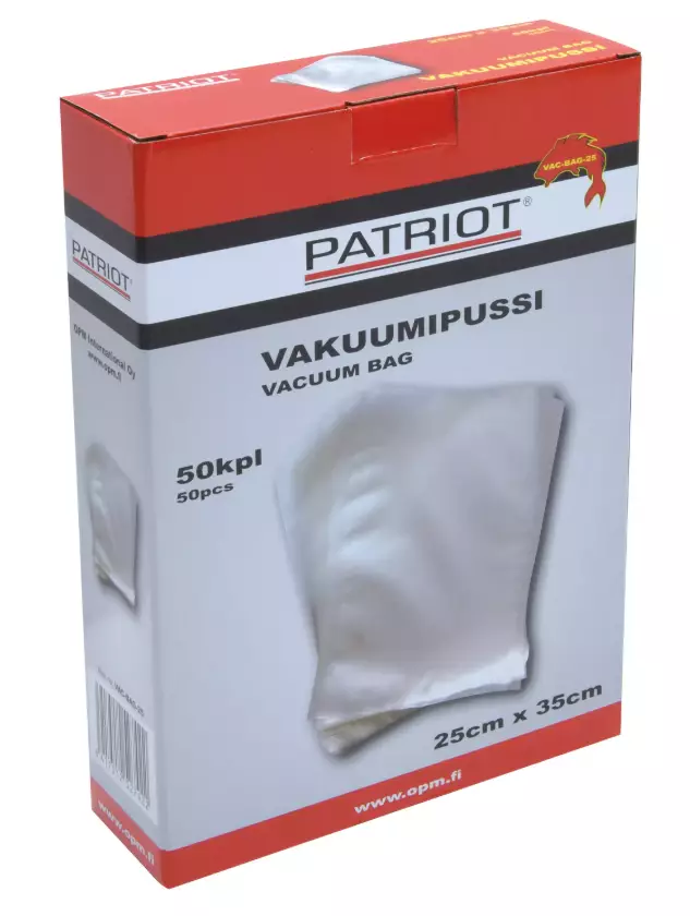 VAKUUMIPUSSI 25X35 50KPL - Vakuumipussit - 6417512527422 - 1