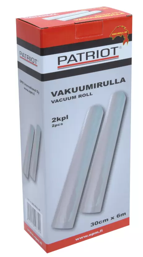 VAKUUMIRULLA 30CM 6M 2RLL - Vakuumipussit - 6417512527392 - 1
