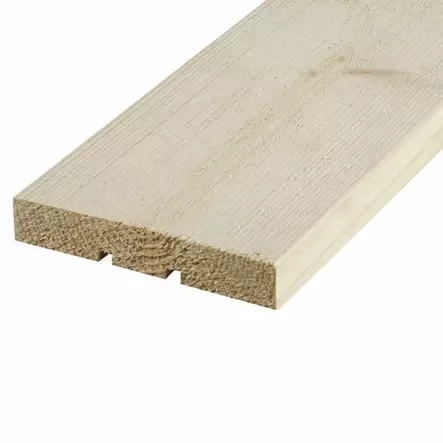 20 X 120 HIENOSAHATTU PUUVALMIS - Ulkoverhous laudat - 020703 - 1