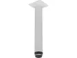 KALUSTEJALKA 200MM VALKOINEN/TERÄS - Kalustepyörät ja huopatassut - 6414675037713 - 1