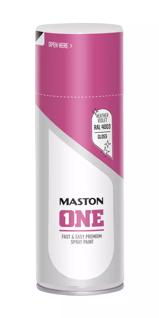 MASTON SPRAYMAALI ONE PINKKI RAL4003 - Spraymaalit - 6412490033583 - 1