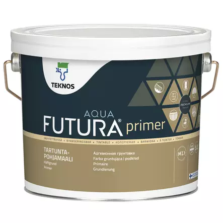 FUTURA AQUA PRIMER 2,7L PM1 - Kalustemaalit - 6414621044444 - 1
