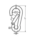 PIIPPO KARBIINIHAKA ALU 5x50MM - Piippo-helat - 6408586851704 - 2