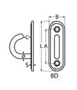 PIIPPO KOUKKULEVY OVAALI A4 9MM 100x32MM - Piippo-helat - 6408586852114 - 2