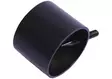 PIIPPO PÄÄTYTULPPA 36MM MUSTA - Kaideköydet ja kannakkeet - 6408586890864 - 2