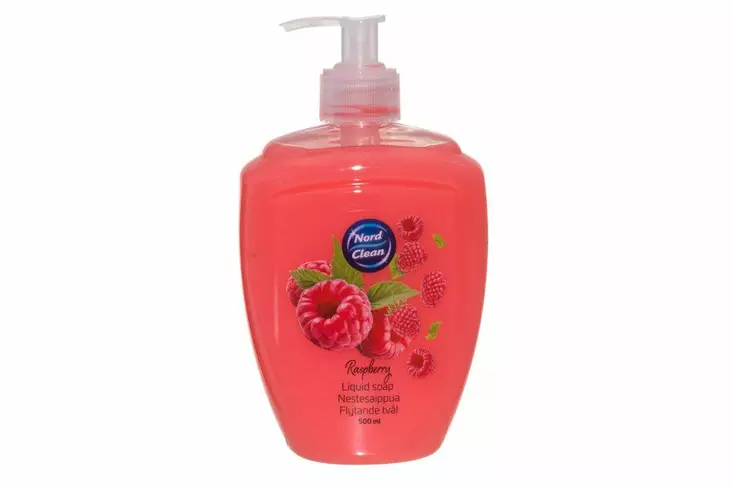 NORD CLEAN NESTESAIPPUA VADELMA 500ML - Käsisaippuat - 6410416213934 - 1