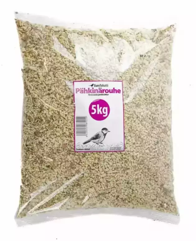 PÄHKINÄROUHE 5KG EUROTUKATTI - Lintujen ruokinta - 6420614085554 - 1