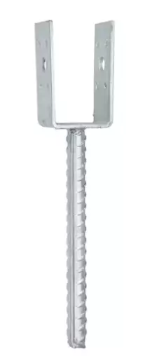 PILARIKENKÄ 48X40X100X4MM Ø16X200MM - Palkkikengät, pilarikengät - 4099618317934 - 2