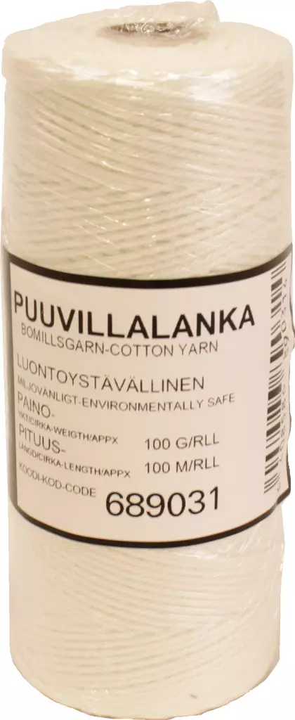 PUUVILLLALANKA 100G - Narut ja köydet - 6408586890314 - 1