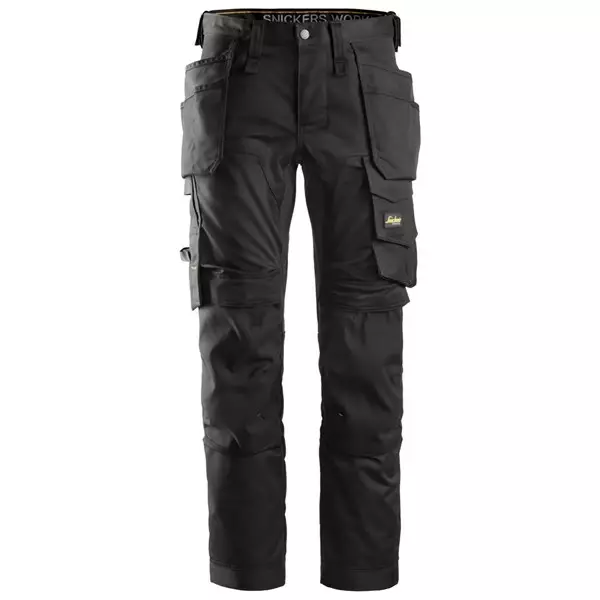 TYÖHOUSUT STRETCH SNICKERS MUSTA 60 - Snickers työhousut - 7332515267054 - 1
