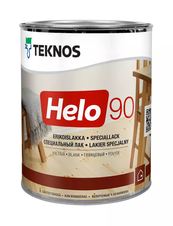 HELO 90 0,9L KIILTÄVÄ ERIKOISLAKKA - Lakat, vahat ja öljyt - 6414621031925 - 1