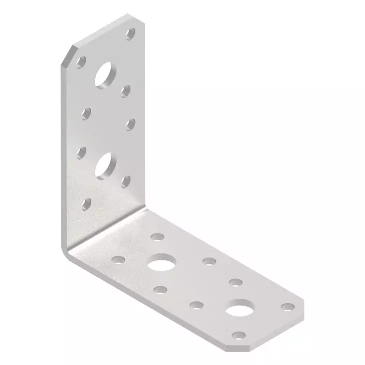 KULMALEVY 90X90X40X3 ZN - Kulmaraudat, ankkurinaulat ja ruuvit - 6405422843435 - 1