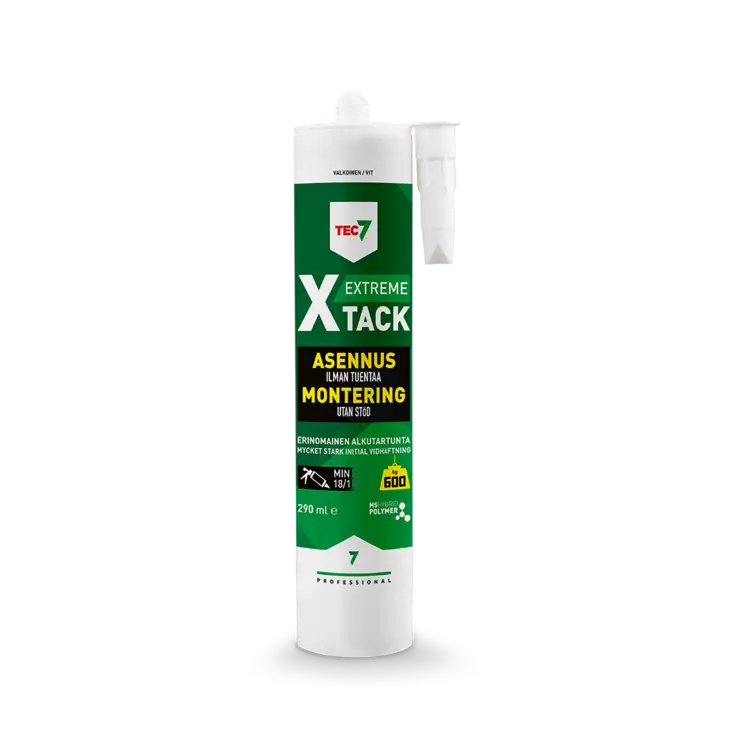 TEC7 X-TACK VALKOINEN 290ML - Liimamassat - 5414195006665 - 1