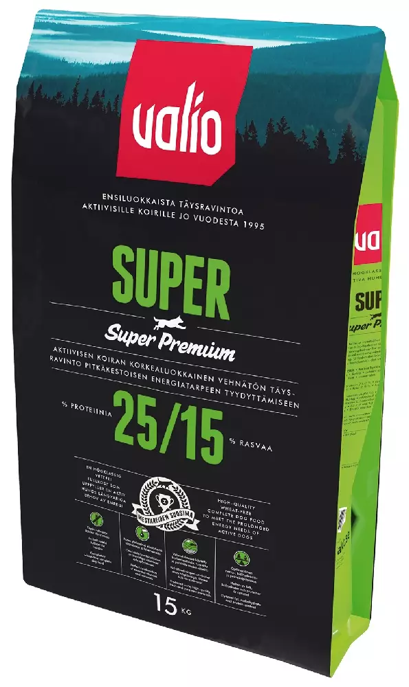 VALIO SUPER 25/15 15 KG - Koiran ruuat ja tarvikkeet - 6438347000065 - 1