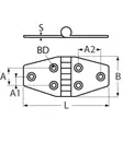 PIIPPO SARANA A4 70x40MM - Piippo-helat - 6408586852336 - 2
