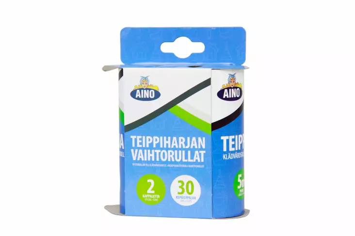AINO TEIPPIHARJA VAIHTORULLA 2 KPL - Siivousvälineet - 6416096205726 - 1