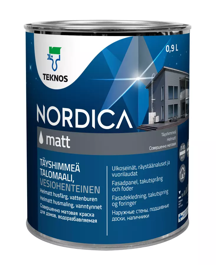 NORDICA MATT PM3 0,9 L - Talomaalit - 6414621112556 - 1