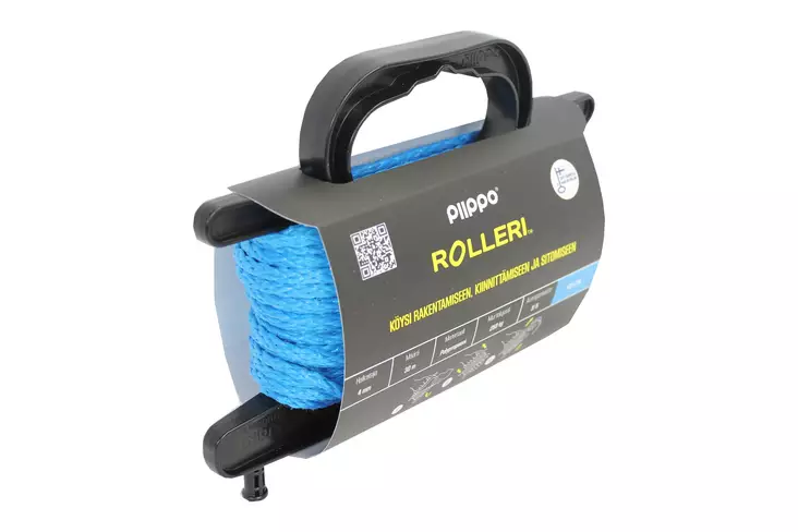 PIIPPO ROLLERI 4MM 30M SININEN - Narut ja köydet - 6408586580086 - 1