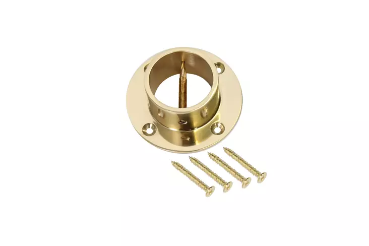 PIIPPO SEINÄKIINNIKE 36MM MESSINKI - Kaideköydet ja kannakkeet - 6408586890116 - 1