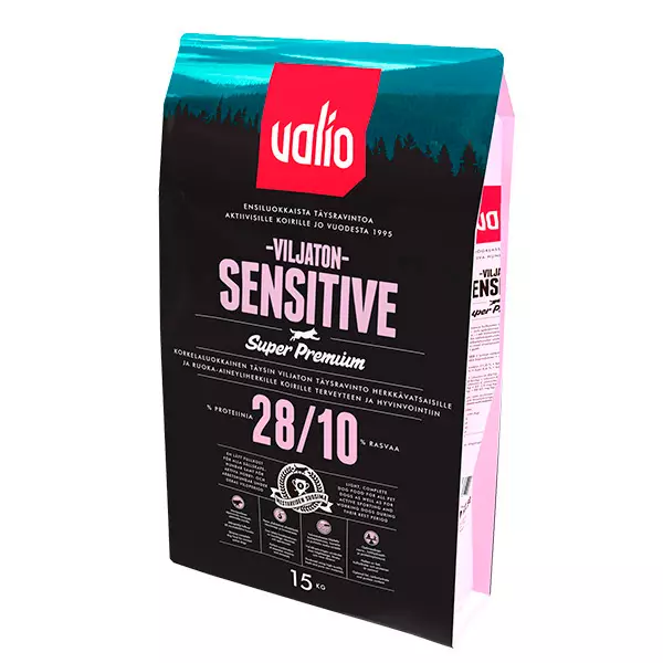 VALIO SENSITIVE VILJATON 28/10 15 KG - Koiran ruuat ja tarvikkeet - 6438347004896 - 1