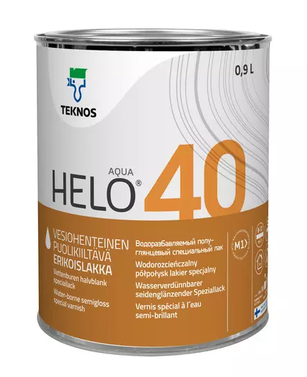 HELO AQUA 40 0,9L - Lakat, vahat ja öljyt - 6414621037897 - 1
