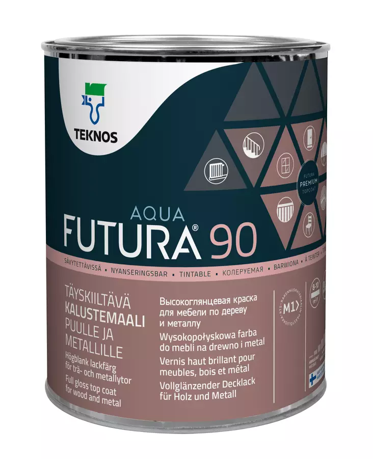 FUTURA AQUA 90 PM3 0,9L - Kalustemaalit - 6414621174097 - 1