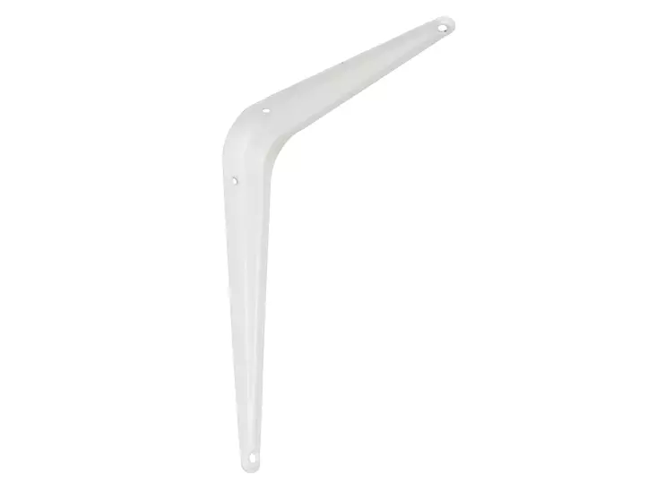HYLLYNKANNATIN 125X150 TERÄS/VALKOINEN - Hyllynkannattimet - 6414671020337 - 1