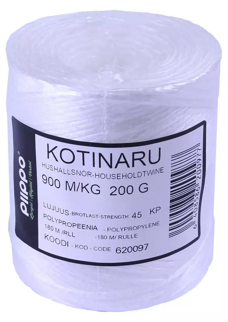 KOTINARU 200G VALKOINEN - Narut ja köydet - 6408586200977 - 1