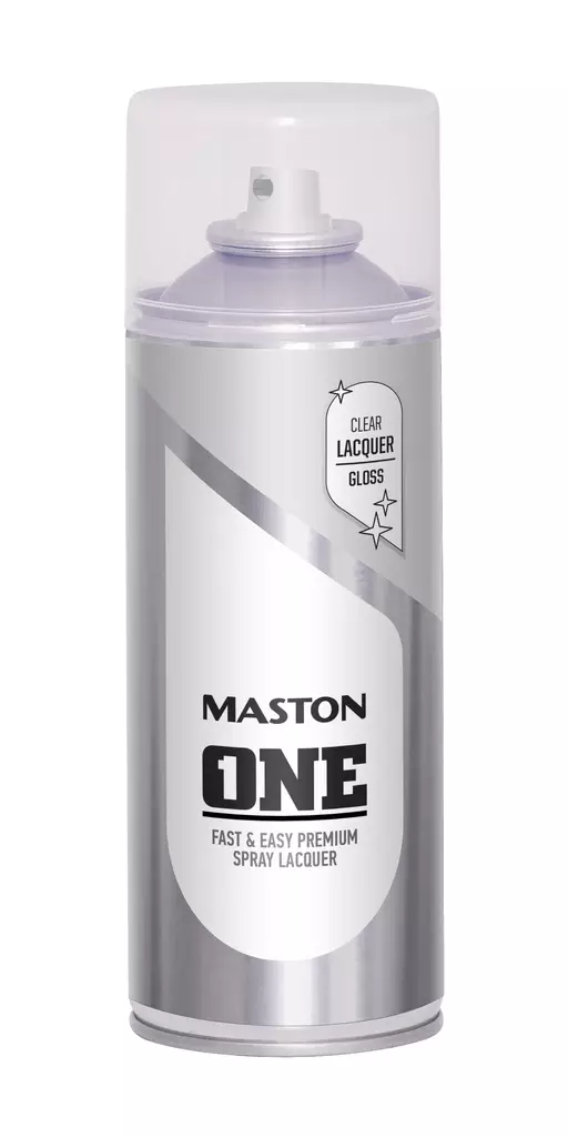 MASTON SPRAYMAALI ONE KIILTÄVÄ LAKKA - Spraymaalit - 6412490023157 - 1