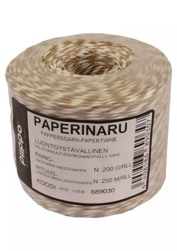PAPERILANKA 200G RUSKEA-VALKEA - Narut ja köydet - 6408586890307 - 1