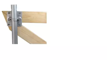 RUUVIPAALUN DIEGONAALIKIINNIKE - Ruuvipaalut, teräsjalat ja tarvikkeet - 6430035571208 - 2
