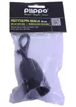 PIIPPO PÄÄTYTULPPA HAALLA 36MM MUSTA - Kaideköydet ja kannakkeet - 6408586890918 - 3