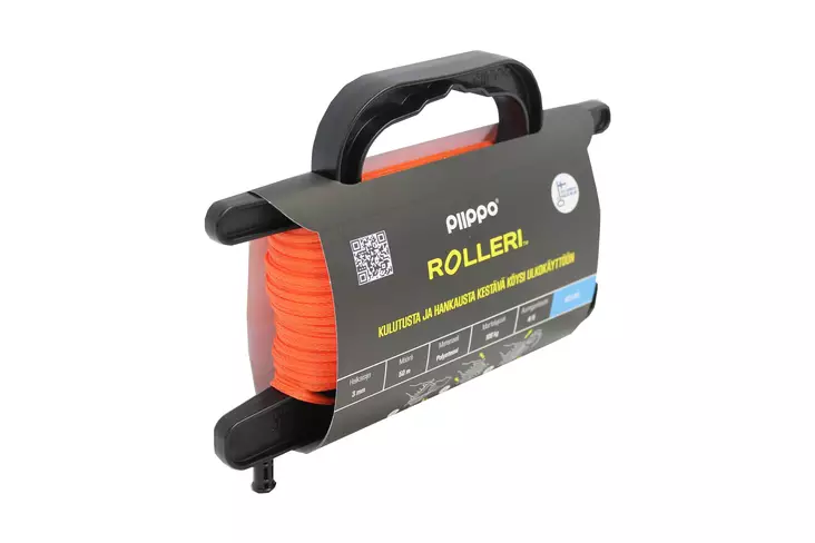 PIIPPO ROLLERI 3MM 50M ORANSSI - Narut ja köydet - 6408586580048 - 1