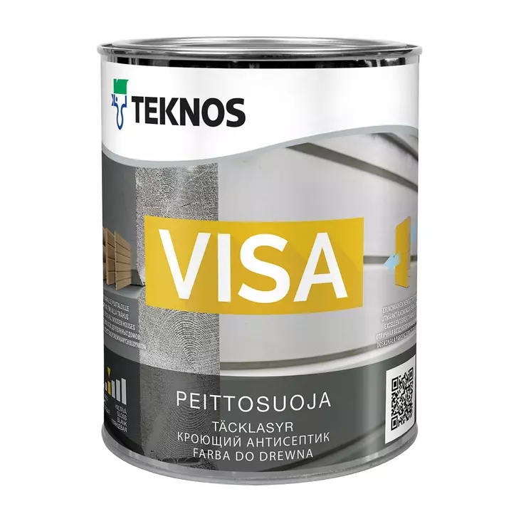 VISA PEITTOSUOJA 0,9L PM3 - Peittävät puunsuojat - 6414621127178 - 1