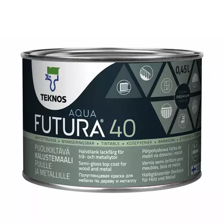 FUTURA AQUA 40 PM1 0,45L - Kalustemaalit - 6414621020189 - 1