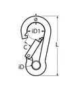 PIIPPO KARBIINIHAKA SILMUK. A4 6x60MM - Piippo-helat - 6408586851339 - 2