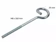 SAPAPAROKOUKKU M8X160 - Silmuruuit ja koukut - 6414672011389 - 3