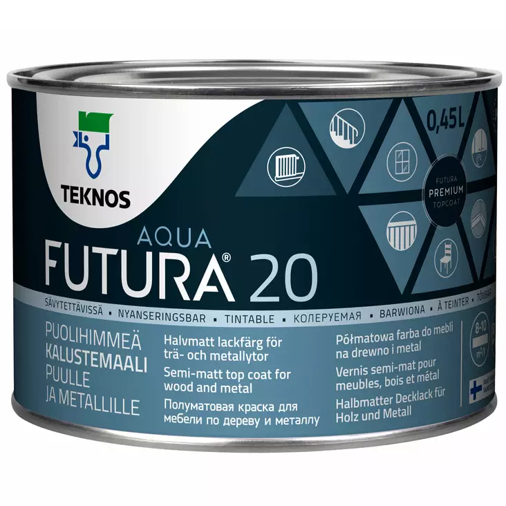 FUTURA AQUA 20 PM1 0,45L - Kalustemaalit - 6414621019299 - 1