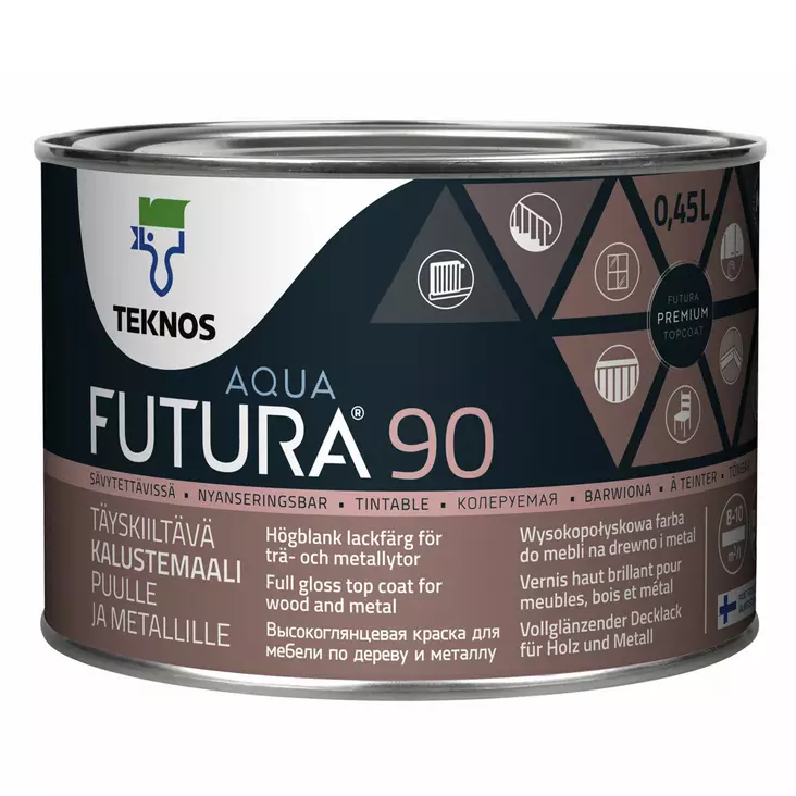 FUTURA AQUA 90 PM3 0,45L - Kalustemaalit - 6414621174059 - 1